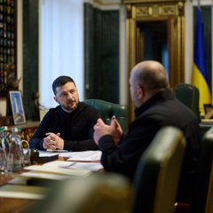 Зеленський і Умєров на нараді