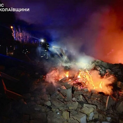 Последствия атаки БПЛА на Николаев