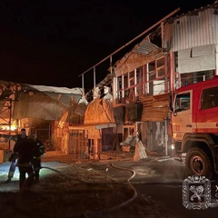 Пожежі під час атаки в Харкові