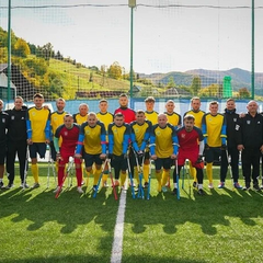 Ukraine's national amputee football team plays in the Nations League