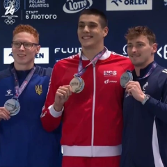 Срібло на чемпіонаті Європи з плавання