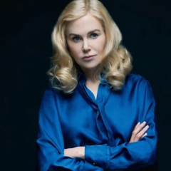 Nicole Kidman with expressive embroidery