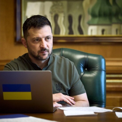Zelensky's comments on the situation at the front