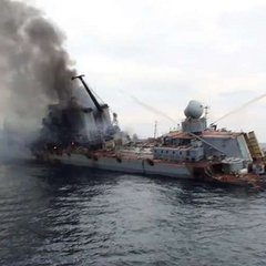 Задержан командир Осипов за потерю крейсера «Москва»