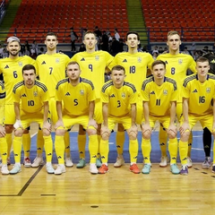 Логотип ФІФА на тлі футзального поля