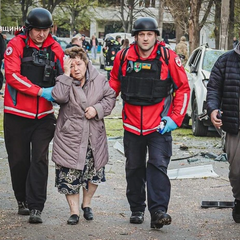 Один з постраждалих на вулиці Харкова