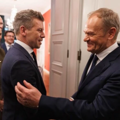 Peter Madjar and Donald Tusk discuss Ukraine