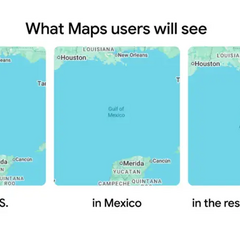 Мексиканська затока на Google Maps
