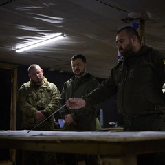 Президент на базе 59 бригады в Донецкой области