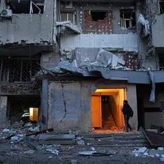 Перші кадри руйнувань у Харкові