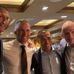 Шевченко з італійцем Матерацці в Росії