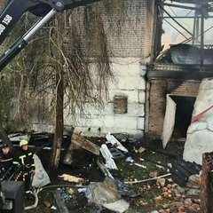 Взрыв на ночном украинском горизонте