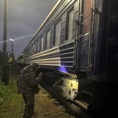 Эвакуация пассажиров из поезда на Прикарпатье