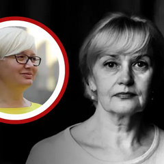 Портрет Бандери в жіночій спідниці