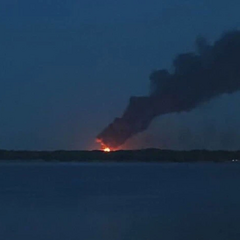 Пожежа на нафтобазі у Енгельсі