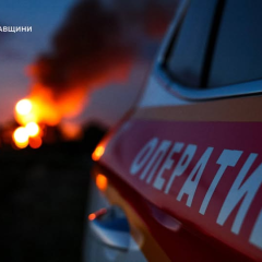 Рятувальники гасіння пожежі на Полтавщині