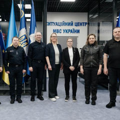 Уборщики в лесу в Украине