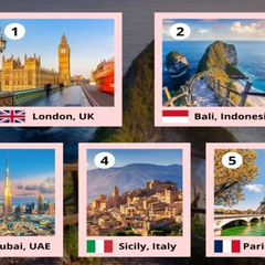 Афон, Україна, Париж, океани, гори