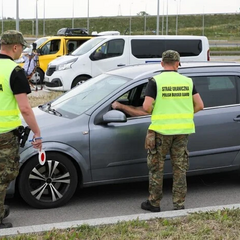 Border of Poland with Germany
