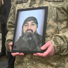 Львов прощается с погибшим воином