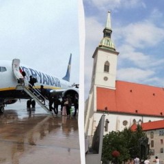 Розклад авіакомпанії Ryanair у Братиславі
