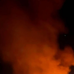 Пожежі в Запоріжжі внаслідок ракетного удару