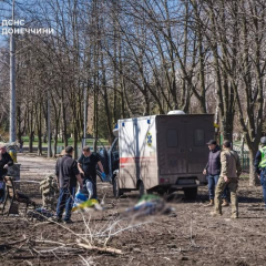 Destruction in the center of Kramatorsk, child killed