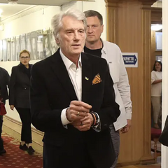 Ющенко в театрі Лесі Українки