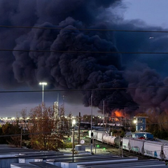 Рятувальні роботи на місці авіакатастрофи