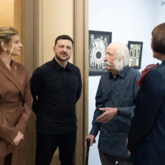 Zelensky presents Yaroslav the Wise order to Ivan Marchuk