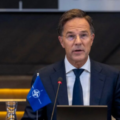 NATO leaders at the meeting