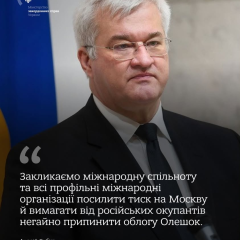 Постановний російський відеоролик в окупованих Олешках