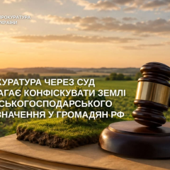 Український прокурор вимагає конфіскацію 7 гектарів