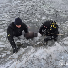 Підняття тіла рибалки з Південного Бугу