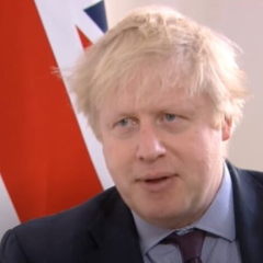 Boris Johnson visits frontline in Zaporizhzhia