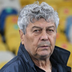 Mircea Lucescu with UEFA Cup