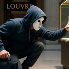 Рекламна кампанія німецької фірми в Луврі