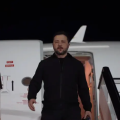 Zelensky signing agreements in Spain