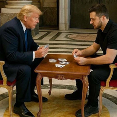 Трамп и Зеленский в Ватикане