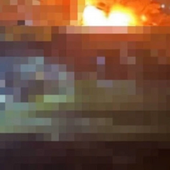 Пожежа в Одесі після атаки Росії