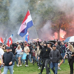 Протест Гаазі: заворушення з поліцією