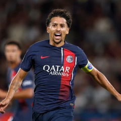 Marquinhos equals Roberto Carlos record