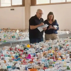 Жінка з колекцією для Книги рекордів