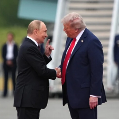 Графическое изображение политической ситуации с США, Ираном и Россией