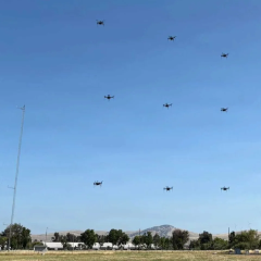 Testing interceptor drones for US defense