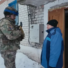 Русские из прифронтовых сел Курщины