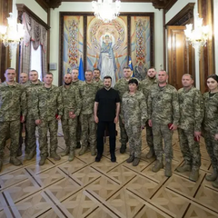 Награждение воинов Госспецсвязи президентом