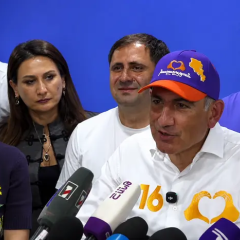 Pashinyan received over 57% of the votes