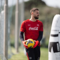 Nikita Konti-Baranovsky in Napoli's jersey
