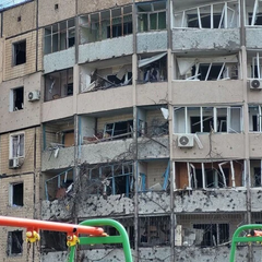 Фото з Кривого Рогу після удару